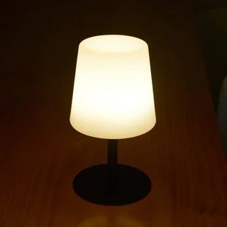 Lot 2 lampes LED table 16 cm intérieur extérieur nomades autonomes