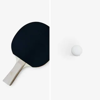 Lot 2 raquettes tennis table 3 balles ping-pong qualité 2 étoiles