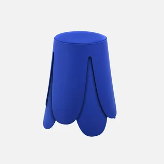 Tabouret design cuir synthétique empilable rose Niki