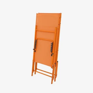 Lot de 2 transats acier textilène dossier réglable 4 positions jardin terrasse