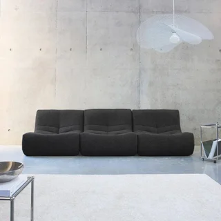 Lote 3 butacas modulares bouclé texturado 1 plaza relax