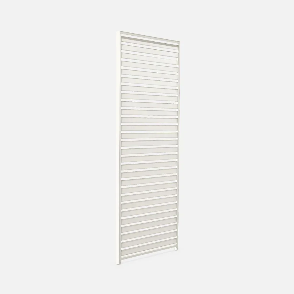 3 lames orientables 130 cm pergola bioclimatique aluminium Triomphe 4m