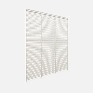 3 lames orientables 130 cm pergola bioclimatique aluminium Triomphe 4m