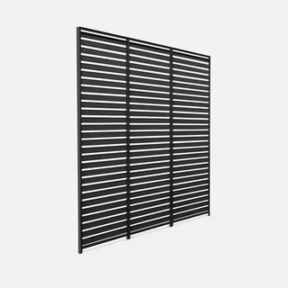 Lot 3 claustras orientables 130cm pergola aluminium Triomphe 4x3m