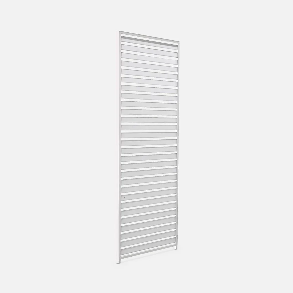 Lot 3 claustras orientables 130 cm pergola bioclimatique aluminium Triomphe 4x3m