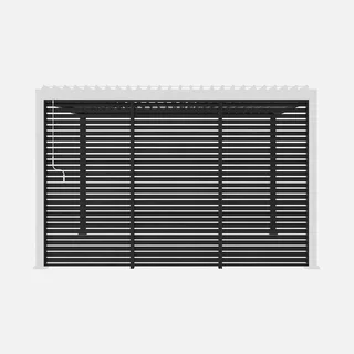 Lot 3 claustras orientables 130cm pergola aluminium Triomphe 4x3m