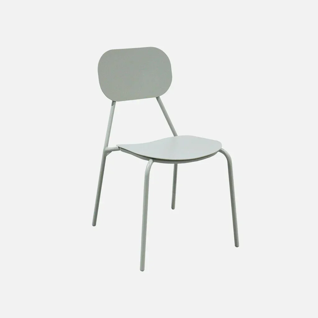 Lot 4 chaises aluminium jardin terrasse design Avelia