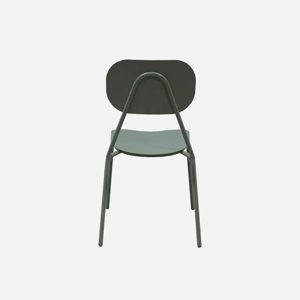 Lot de 4 chaises jardin aluminium Avelia design épuré terrasse