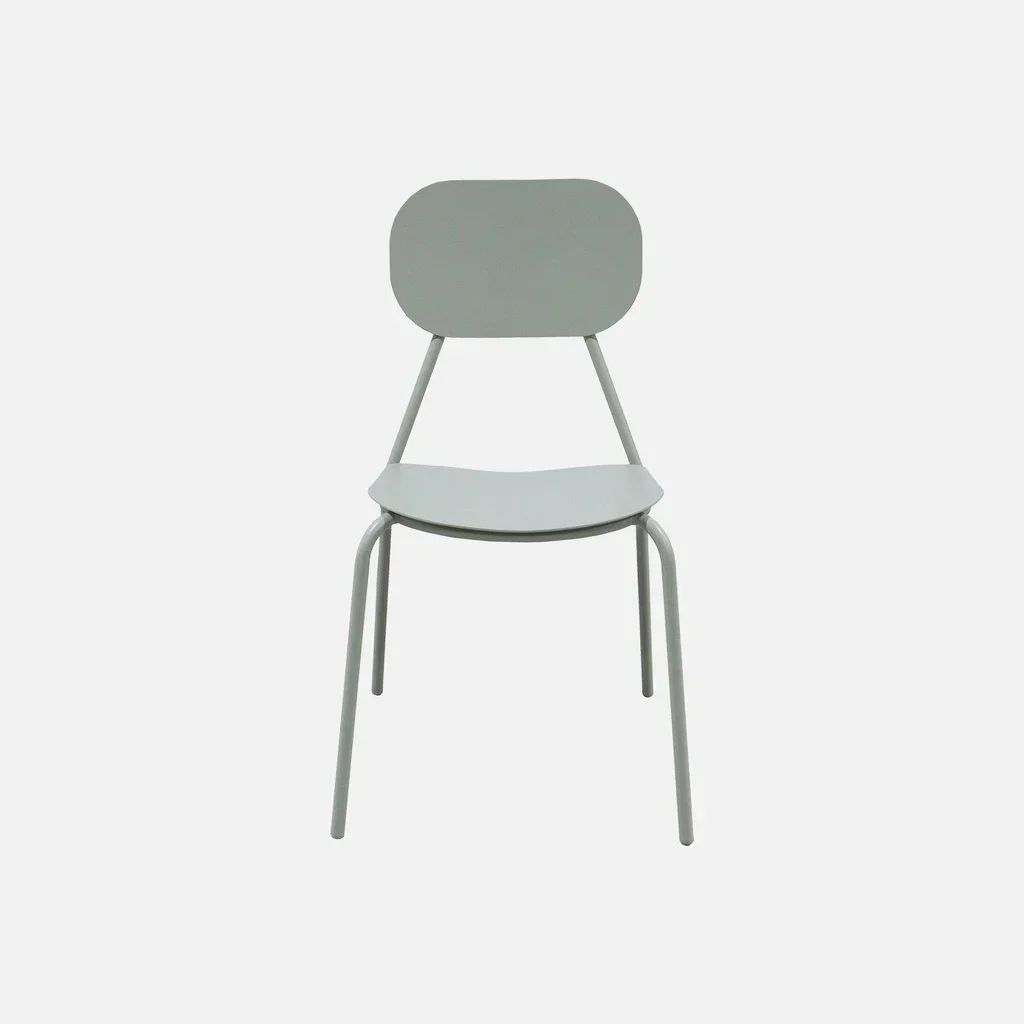 Lot 4 chaises aluminium jardin terrasse design Avelia