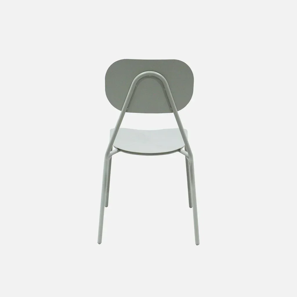 Lot 4 chaises aluminium jardin terrasse design Avelia