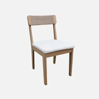 Chaises jardin bois acacia corde tressée lot 4