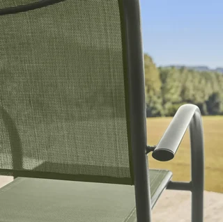4 fauteuils jardin aluminium modernes et élégants Amara confort