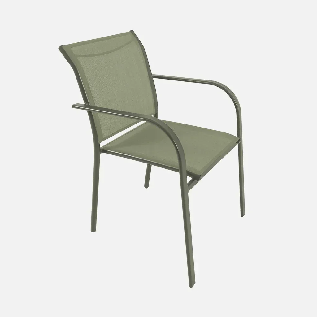 4 fauteuils jardin aluminium modernes et élégants Amara confort
