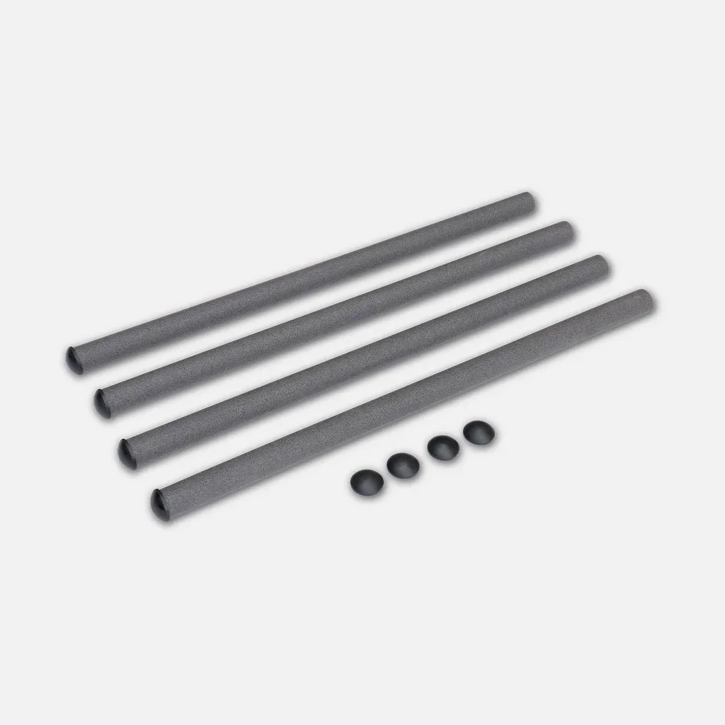 4 montants supérieurs filet sécurité trampoline acier galvanisé 105cm