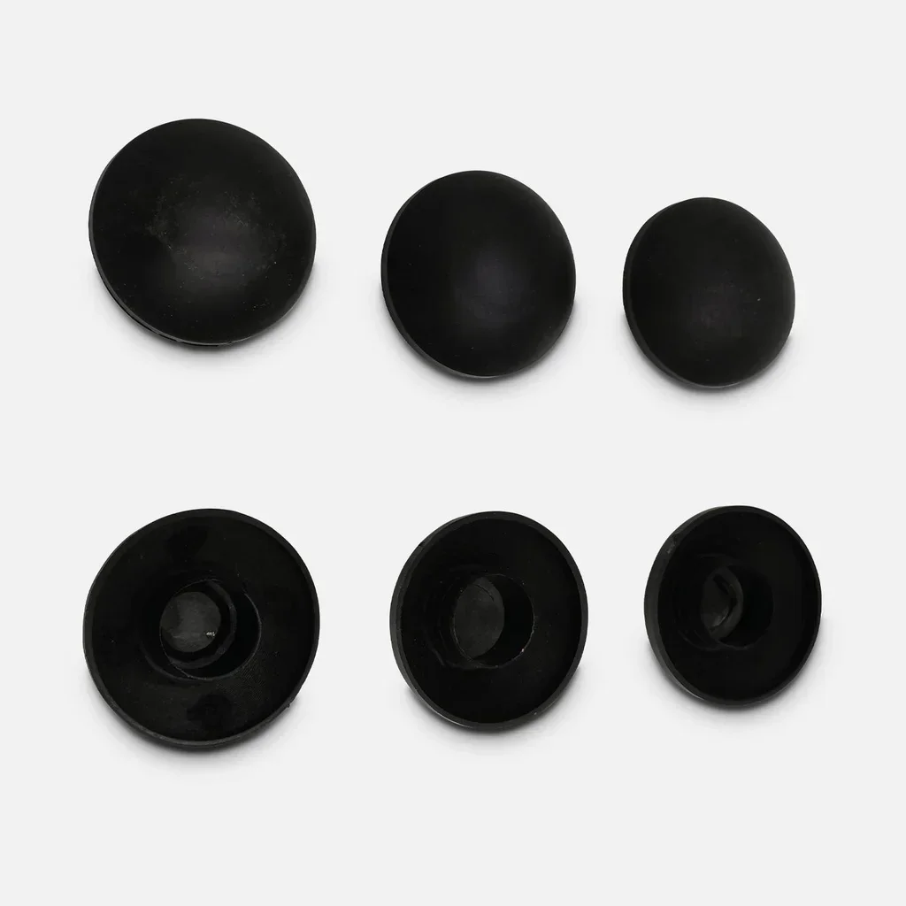 Lot 6 capuchons filet trampoline protection poteaux sécurité noir acier galvanisé