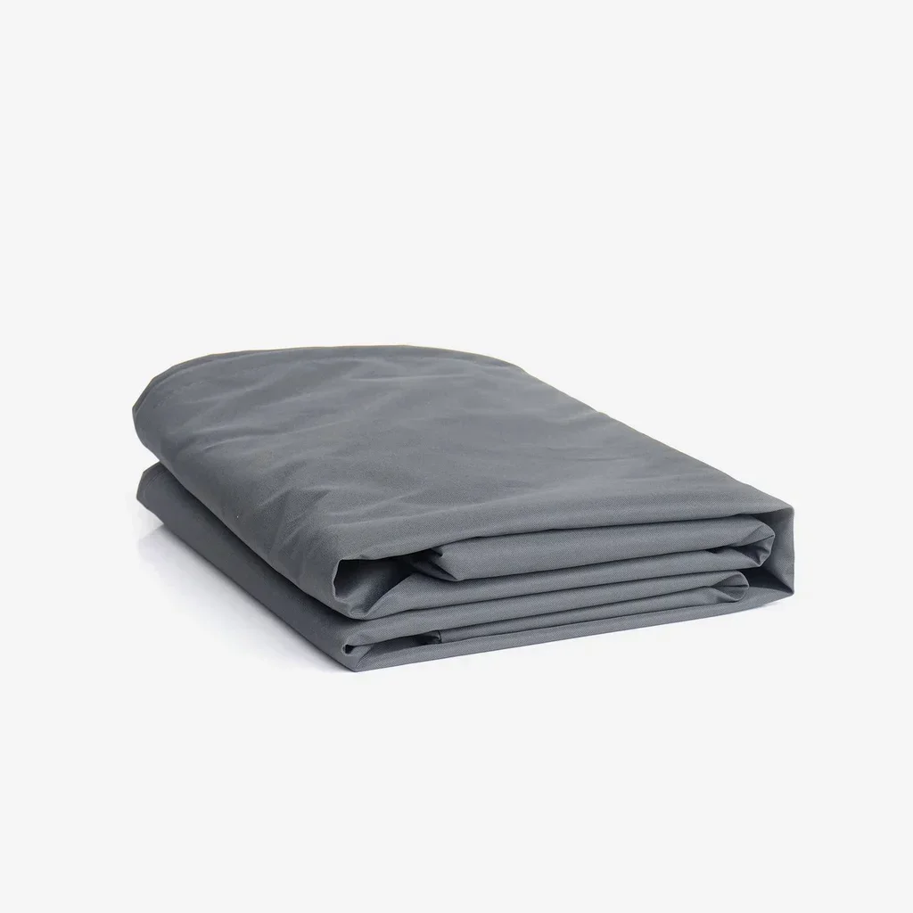 Lot de 8 housses imperméables pour chaises de jardin extérieur gris foncé 96x59x90cm