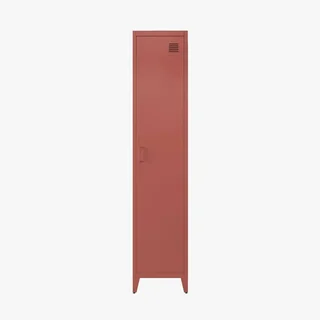 Set di 3 Armadi Industriali in Metallo Nero 4 Scomparti Camera da Letto Organizzazione