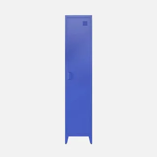 3 Armadietti Metallo Stile Industriale 4 Scomparti Ripostiglio Nero