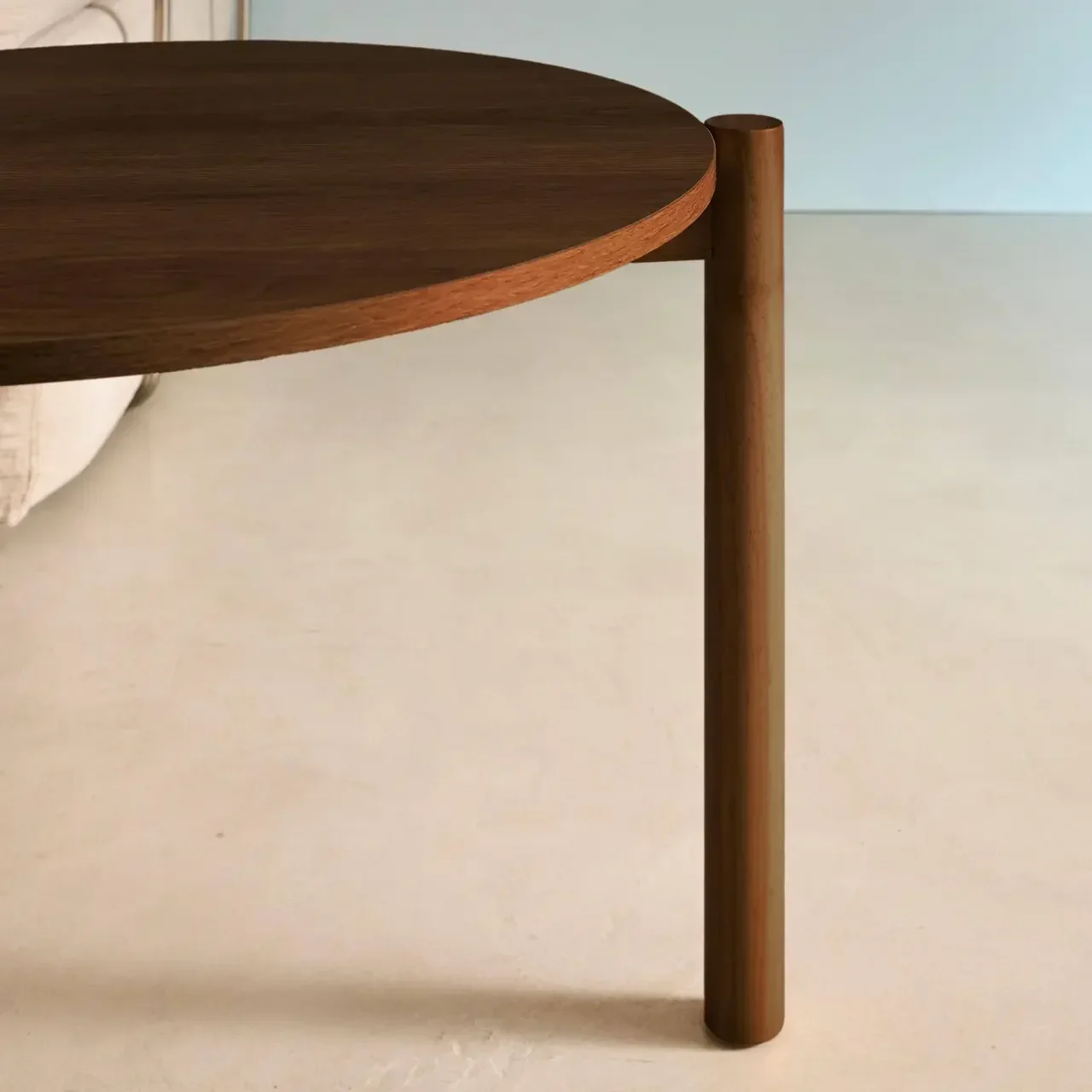 Tables basses rondes bois empilables design Harmony salon