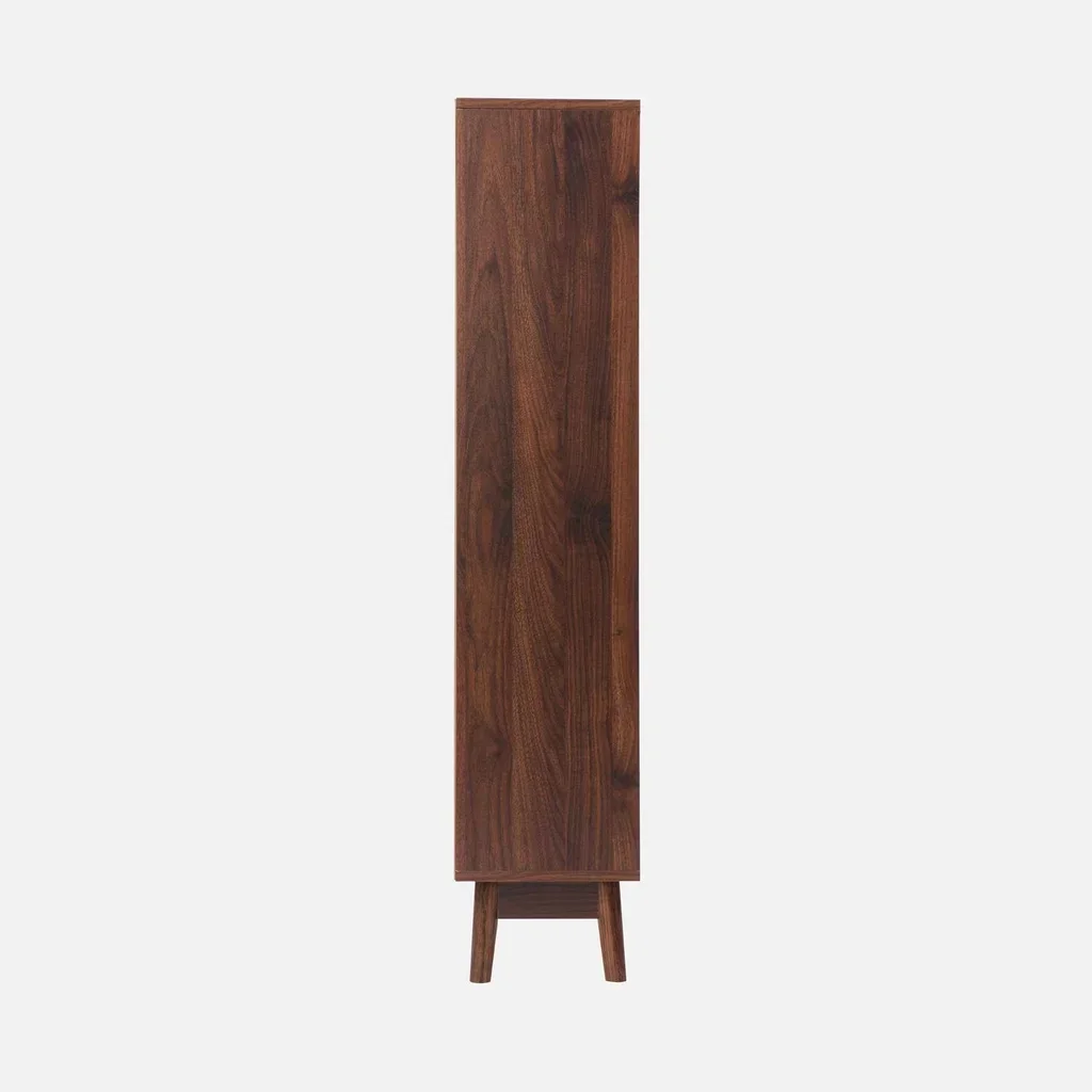 Meuble à chaussures scandinave 3 portes abattantes bois clair