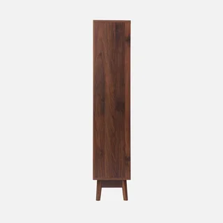 Meuble à chaussures scandinave 3 portes abattantes bois clair