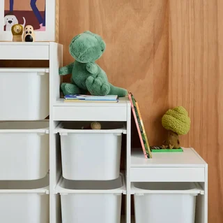 Meuble rangement enfant escalier 6 bacs Sora