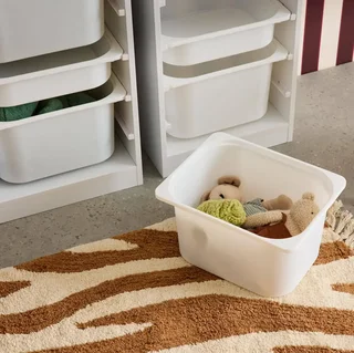Mueble almacenaje infantil 4 cajas extraíbles lote de 2
