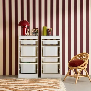 Mueble almacenaje infantil 4 cajas extraíbles lote de 2