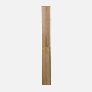 Natural rattan vintage wood toilet storage cabinet
