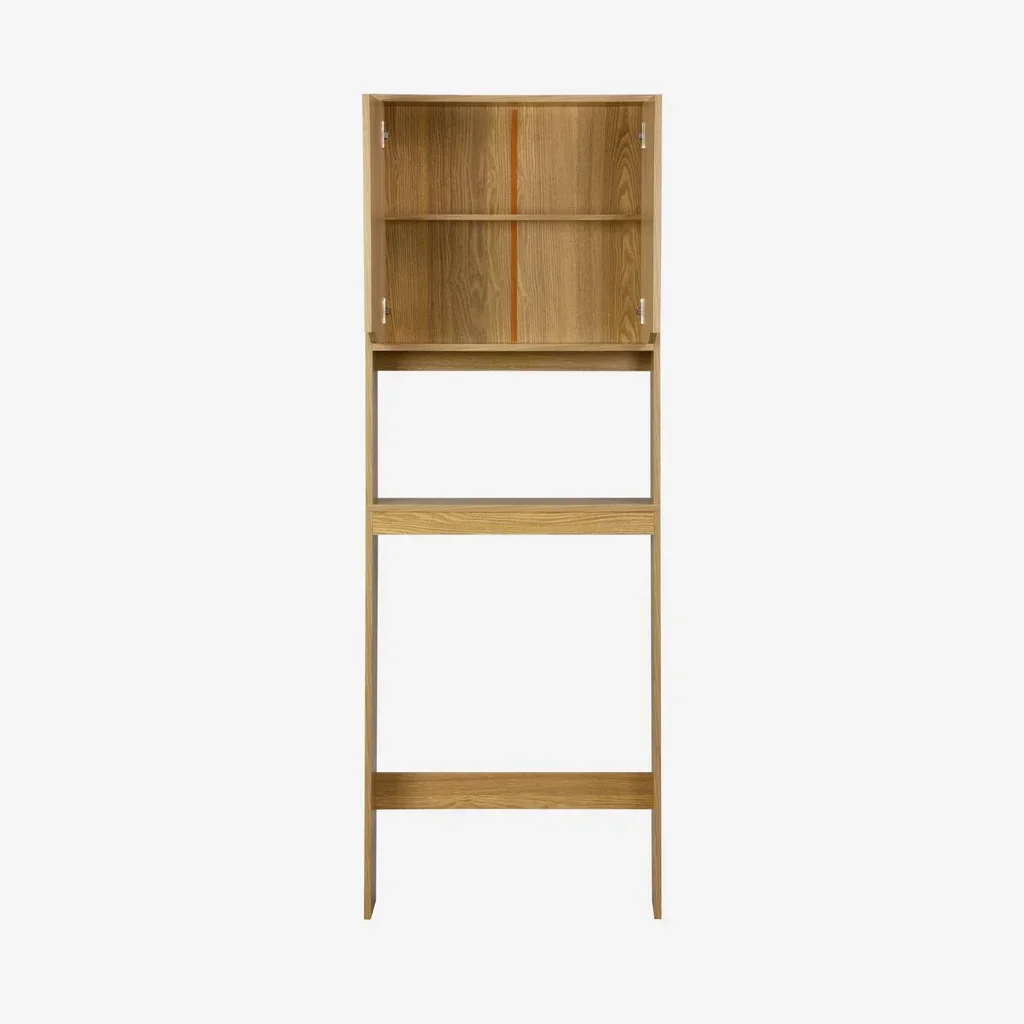 Meuble rangement WC vintage Nepal bois scandinave étagère