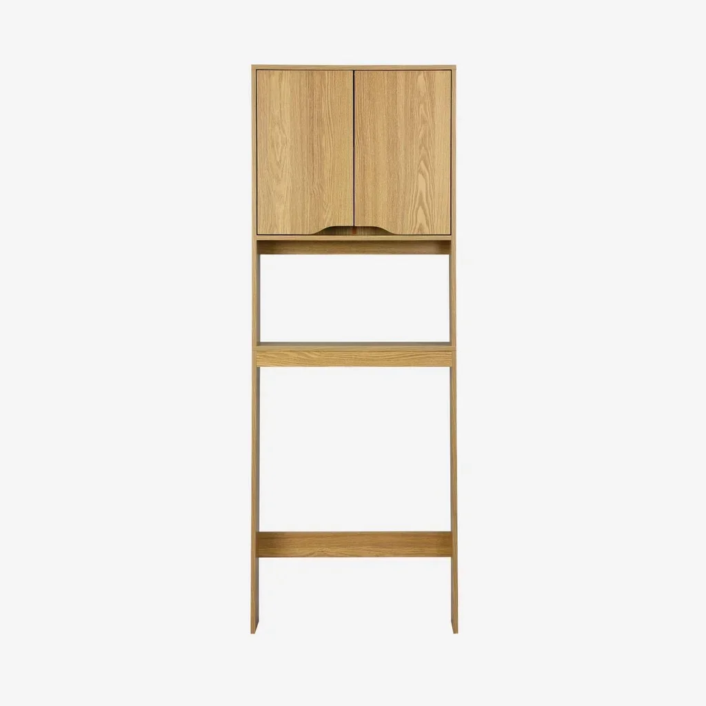 Meuble rangement WC vintage Nepal bois scandinave étagère
