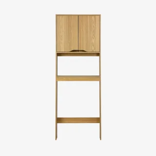 Meuble rangement WC vintage Nepal bois scandinave étagère