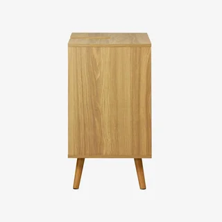 Meuble sous lavabo vintage Nepal effet bois avec rangement