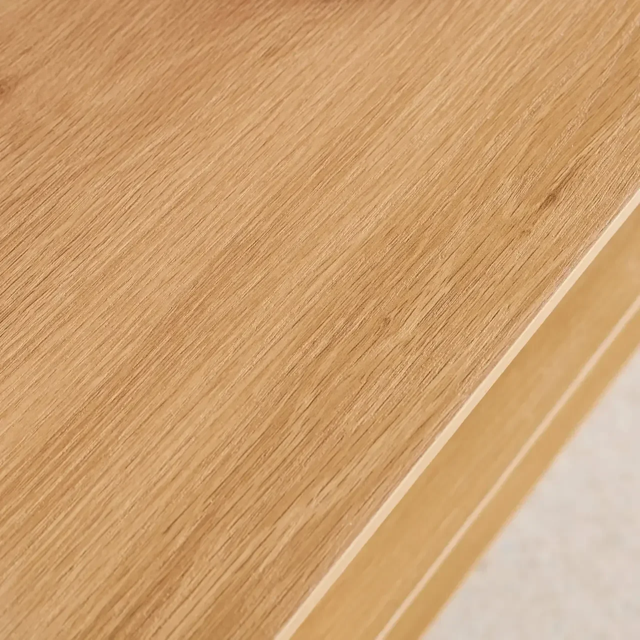 Mueble TV 140 cm Ratán Natural Efecto Madera 2 Puertas Estilo Boho Chic Judith