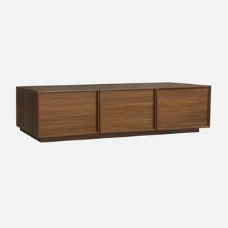 Meuble TV 180 cm 3 portes bois style scandinave Kuba