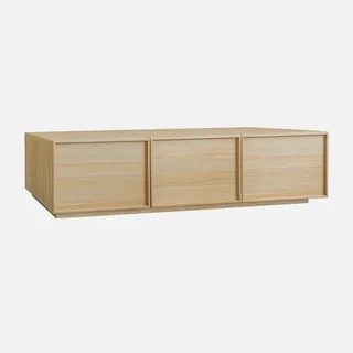 Meuble TV 180 cm 3 portes bois scandinave Kuba salon