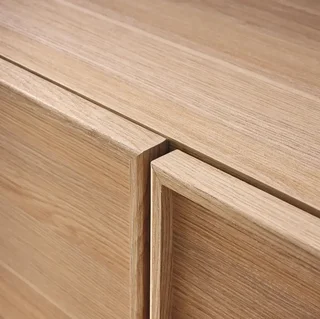 Mueble TV 3 Puertas 140 cm Efecto Madera Nogal Kuba