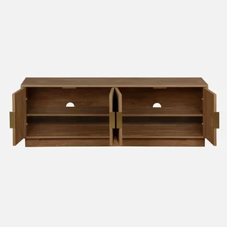 TV-Schrank Mangoholz 140cm 4 Türen Exotischer Stil Celian