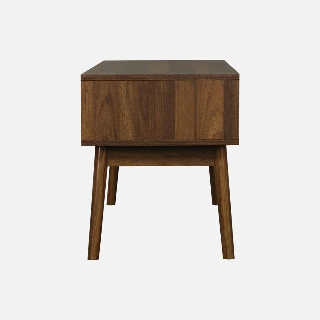 Mueble TV escandinavo madera 2 puertas 115 cm estilo nórdico Linear