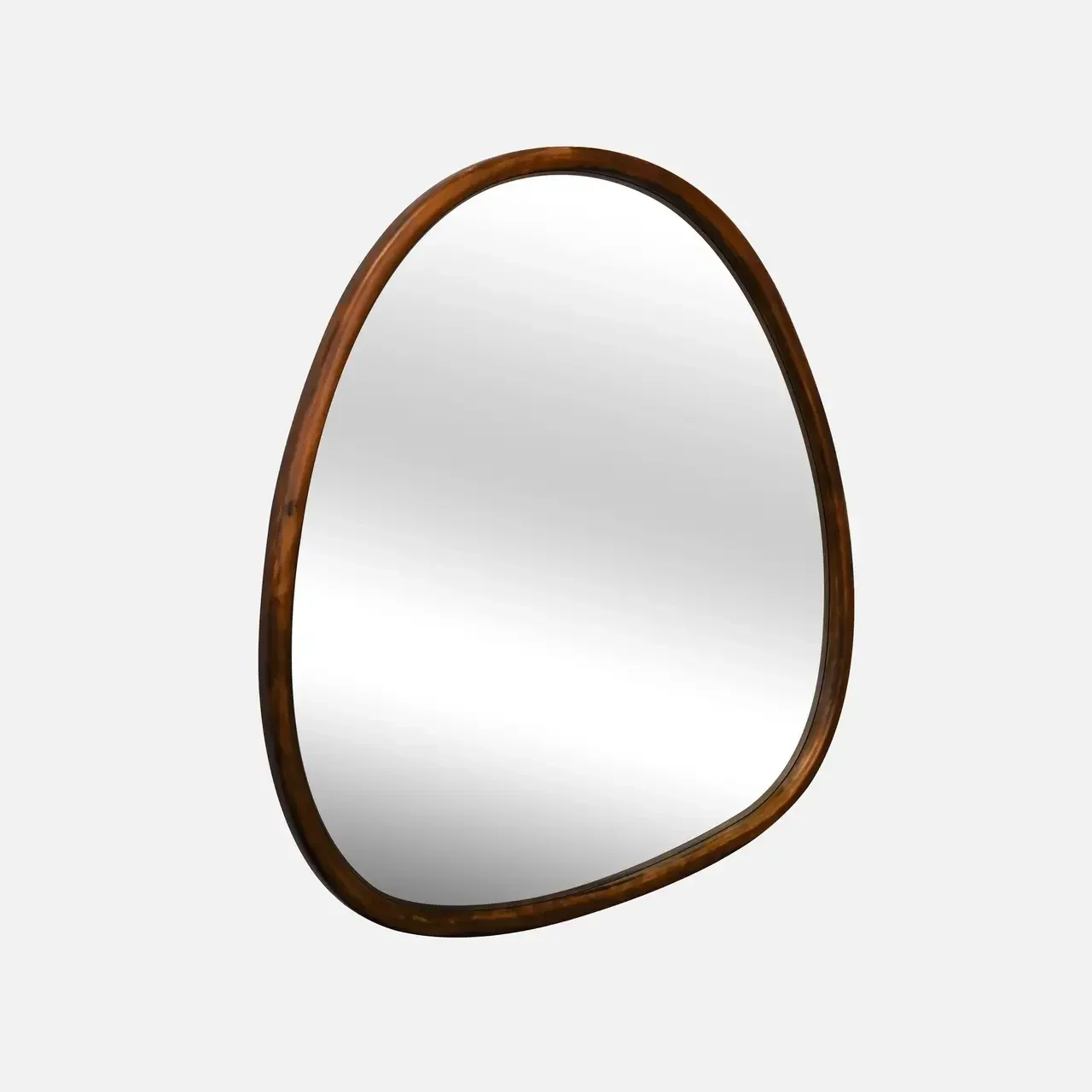 Miroir Charlie bois sapin naturel 55 cm forme organique