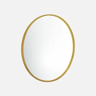 Miroir rond métal 60cm Mabel design moderne chic mural