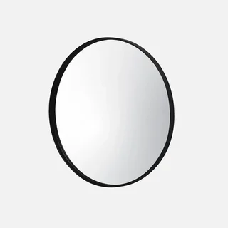 Miroir circulaire en métal Mabel 60 cm - Décoration murale moderne et élégante