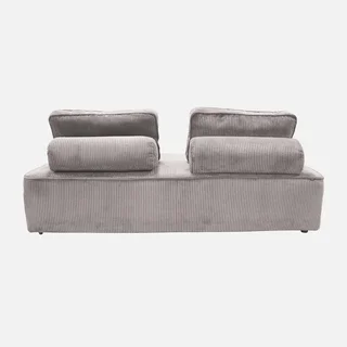 Module chauffeuse 2 places velours côtelé modulable lot de 2