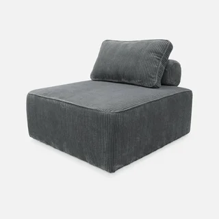 Module chauffant velours côtelé canapé d'angle lot 2