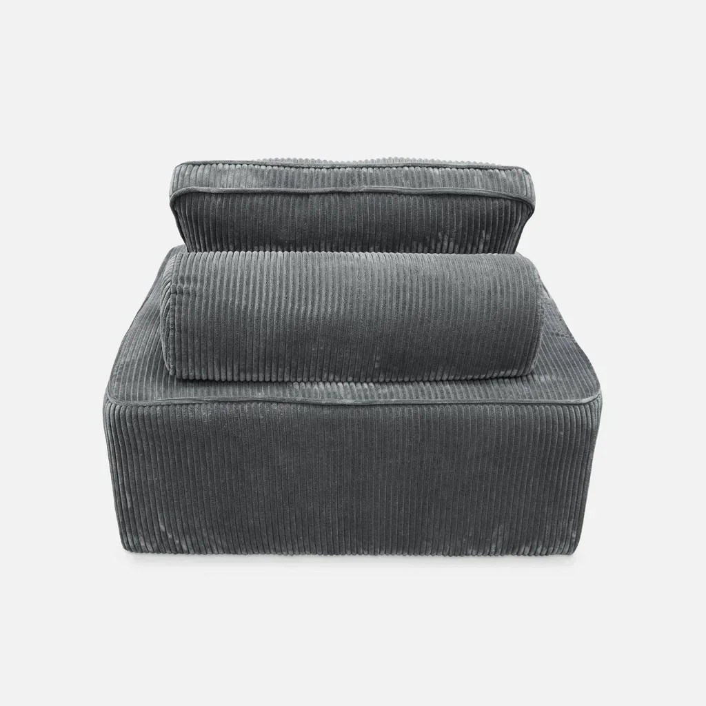 Module chauffant velours côtelé canapé d'angle lot 2
