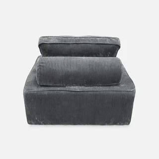 Module chauffant velours côtelé canapé d'angle lot 2