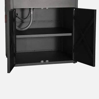Outdoor kitchen module stainless steel with double sink and cabinet 80 cm Thira