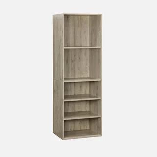 Module dressing bois 5 étagères Modulo finition naturelle