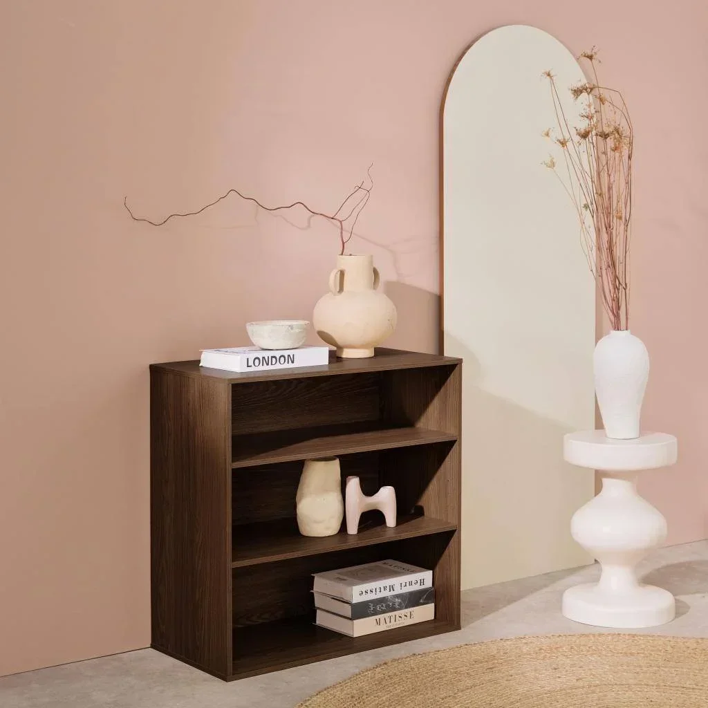 Módulo de arrumação 2 prateleiras madeira Kompo modular branco