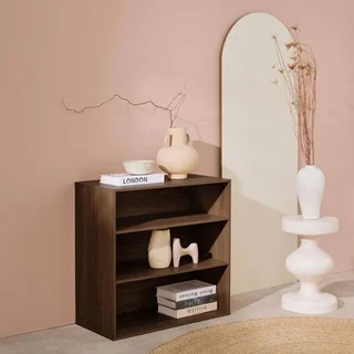 Módulo de arrumação 2 prateleiras madeira Kompo modular branco